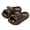 Coffee color, variant on Puppy Face EVA Slide Sandals, Soft Open Toe Clog Slippers, Lightweight House Shoes