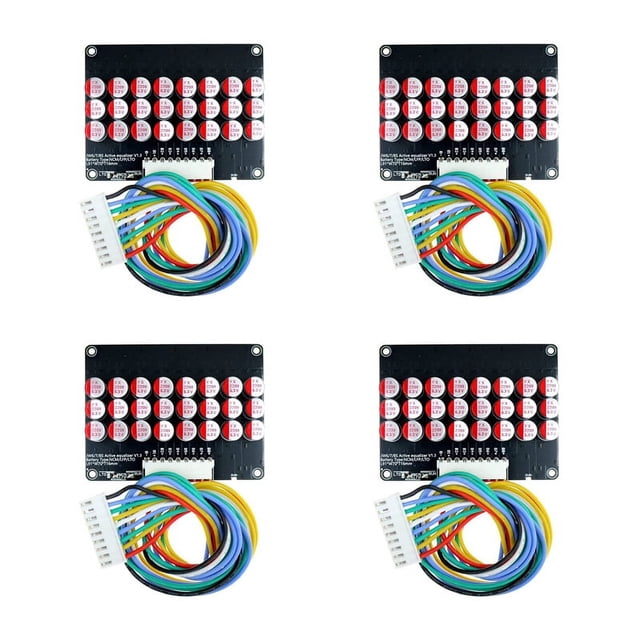 4X 8S Active Equalizer Balancer Lifepo4 LTO Battery Energy Equalization Capacitor Board