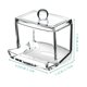 thumbnail image 3 of onlyliua Buscador de Regalos Caja de Almacenamiento de Hisopos de Algodón Transparente Portátil Contenedor de Cosméticos Caja de Almacenamiento de Joyas, 3 of 7