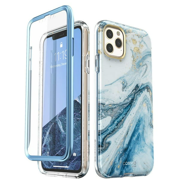 I Blason Cosmo Series Case For Iphone 11 Pro 19 5 8 Inch Slim Full Body Stylish Protective Case With Built In Screen Protector Blue Walmart Com Walmart Com