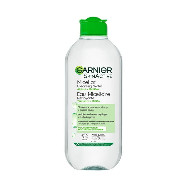 Garnier Micellar Water Makeup Remover All-In-One Cleanser for Oily Skin