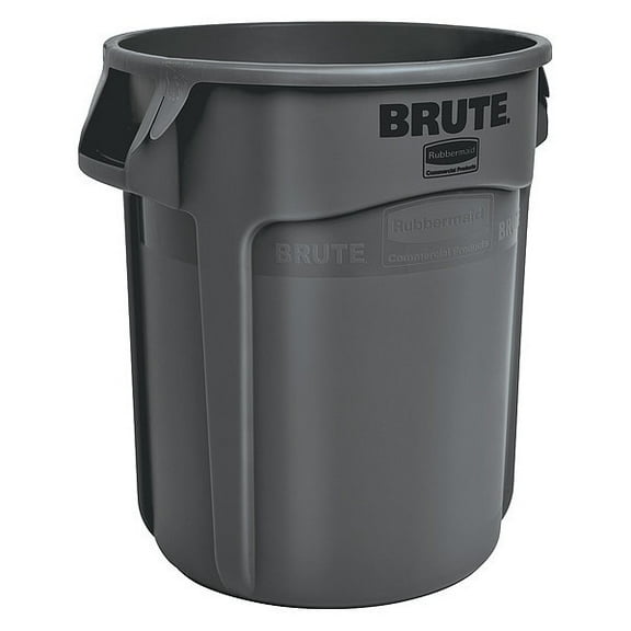 Rubbermaid Rectangular Trash Can, Black, 7 Gallon