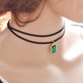 thumbnail image 2 of AYYUFE Neckband Choker Double Layers Durable Velvet Black Velvet Short Chain, 2 of 8