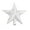 Silver, variant on Glitter Star 5.7 Inch Christmas Tree Topper Decor Holiday for Christmas Home Decor Party Glitter Star Tree Topper Desk Top Holiday Bethlehem Star Xmas Ornament Trees Toppers