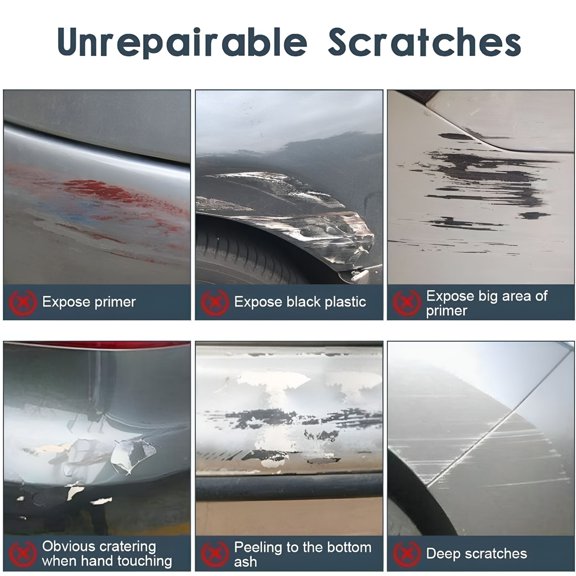 RAGUPEL Nano Wipes Car Scratches - Nano Sparkle Cloth Car Scratches - Car Cleaning Supplies - 6 Nano Scratch Repair Cloths for Cars,Easy Paint Scratch Fix & Polishing,Grey