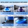 thumbnail image 2 of Car aromatherapy machine, car air freshener, 360 ° panoramic dynamic waterfall scenery, automatic on/off, long-lasting battery, three color night light, suitable for birthdays, anniversaries, Mother', 2 of 7