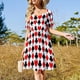 thumbnail image 4 of Vestido de manga corta con diseño de ballenas iluminadas por la luna, vestidos para fiesta de bodas, vestidos de baile, tendencia de ropa de mujer 2025., 4 of 7