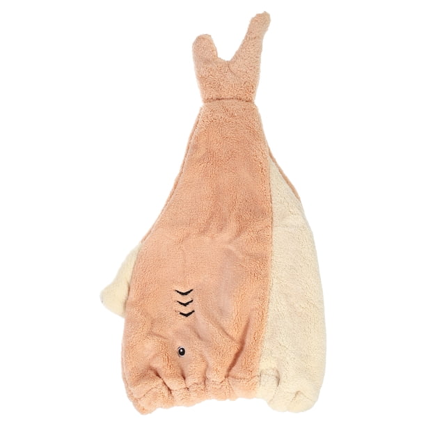 Gorro de toalla de secado rápido Unique Bargains para cabello naranja 37x23,5 cm