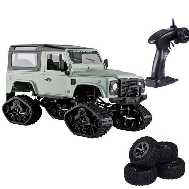 Coche RC FY003AB 1/16 todoterreno SUV RC Car RC Desert Buggy Truck 2.4 GHz 4WD de alta velocidad de control remoto RTR RC Car con Caterpillar Track Wheel Eccomum Coche RC