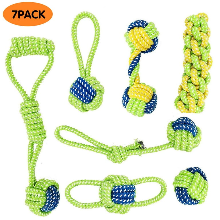 4 PC Rope Dog Toy Tug Interactive Toys Chewing Puppy Teething Aggressive  Chewers, 1 - Ralphs