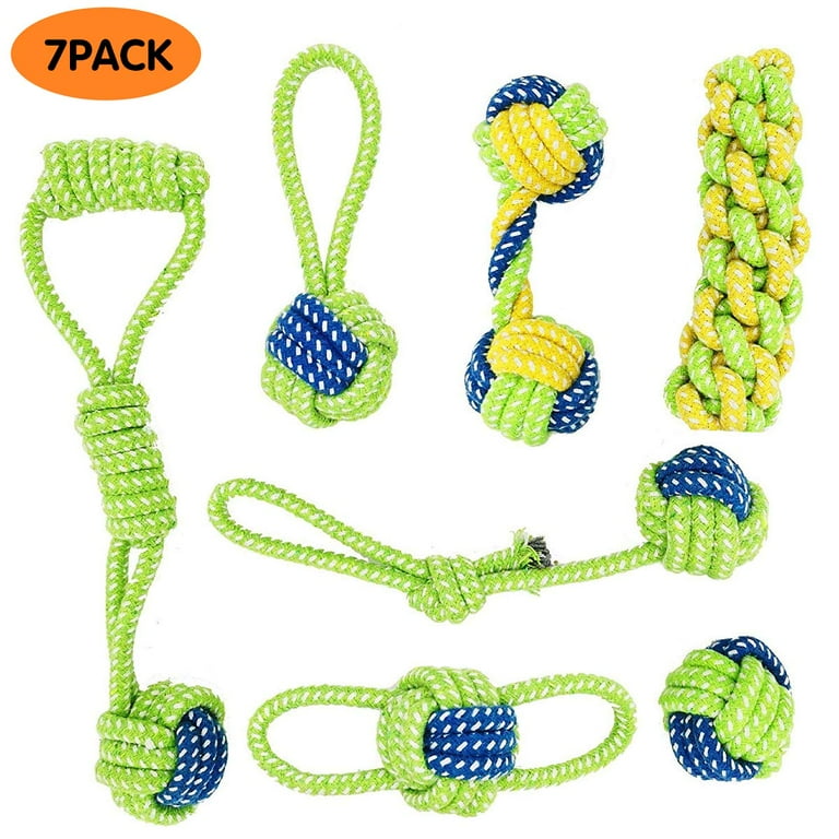 4 PC Rope Dog Toy Tug Interactive Toys Chewing Puppy Teething Aggressive  Chewers, 1 - Ralphs