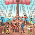 thumbnail image 4 of Set de 12 figuras piratas doblables ArtCreativity para niños, 4 of 7