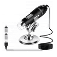 thumbnail image 1 of 3 En 1 Microscopio Digital Usb 1600x Zoom Optico Hd 8 Leds Negro, 1 of 4
