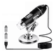 thumbnail image 1 of 3 En 1 Microscopio Digital Usb 1600x Zoom Optico Hd 8 Leds Negro, 1 of 4