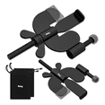 thumbnail image 4 of 2 Pcs Cerradura De Puerta Portátil Para Viaje Hogar Belug, Negro, 4 of 5