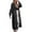 Dark Gray, variant on XFLWAM Womens Oversized Hooded Long Cardigan Sweaters Open Front Long Chunky Cable Knit Sweater Coat with Pocket