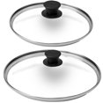 thumbnail image 1 of Juego de tapas de cristal Cuisinel de 25 cm y 30 cm, templadas, aptas para horno, 1 of 6