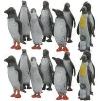 Masteelf  16 Pcs Small Toy Penguin Figurine Animal Model Toys Attractive Models Child