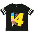 thumbnail image 3 of Inktastic Ice Cream Fourth Birthday Pink Boys or Girls Toddler T-Shirt, 3 of 5