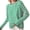 Green, variant on Vedolay Pullover Sweaters for Women Fall Striped Oversized 2023 Pullovers Sweaters Casual Knit Tops,Green One Size