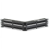 Panduit 48 Port Cat6 Angled Network Patch Panel DPA48688TGY