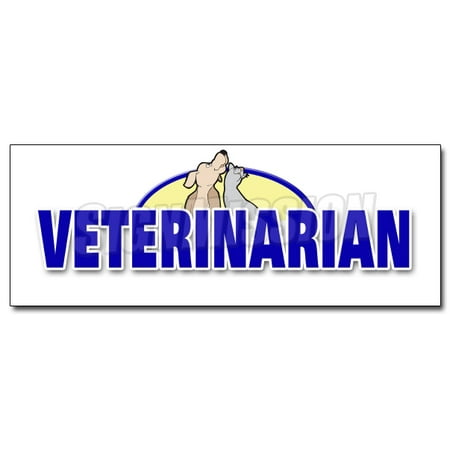 24" VETERINARIAN DECAL sticker vet animal hospital new ...