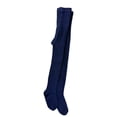 thumbnail image 2 of Sierra Socks Toddler Girls’ Knit Cotton Ribbed Tights, School Uniform, S - Navy, Soft Fit, 2 of 13