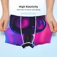 thumbnail image 5 of Pofeuu Neon Toy Cat Reflections Print Boys' Boxer Brief Boys Underwear Kids Underwear Boys Cotton-Large, 5 of 7