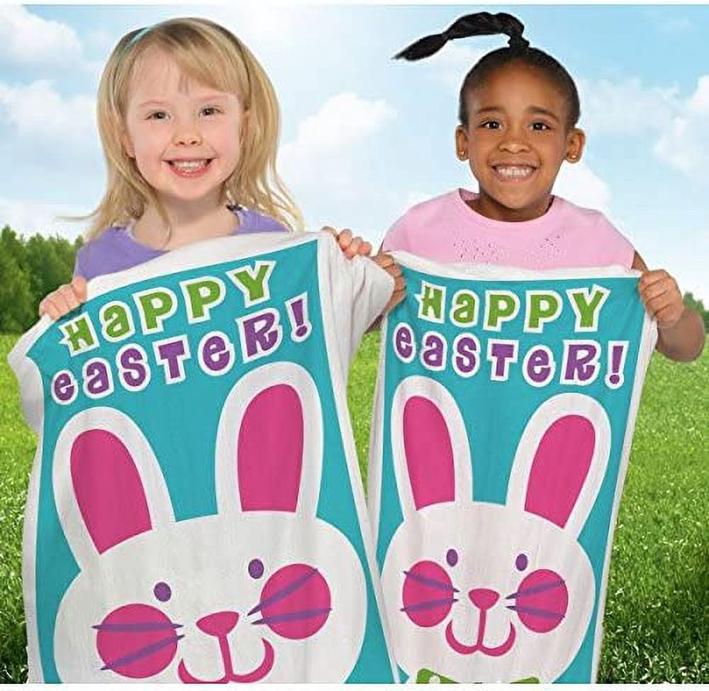 Easter Potato Sacks Pets Multi-color Party Favors, 6 Pieces
