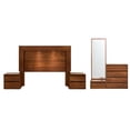 thumbnail image 2 of Recamara KS 5 Piezas Davos Nogal Kessa Muebles, 2 of 5
