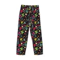 thumbnail image 5 of Goofa Colorful Geometric Figures Printed Soft Pajama Pants for Men, Wide Leg Comfy Casual Lounge Yoga Pants-Large, 5 of 9