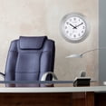 thumbnail image 3 of La Crosse Technology 14-inch Silver Contemporary Atomic Analog Clock, WT-3144S-Int, 3 of 4