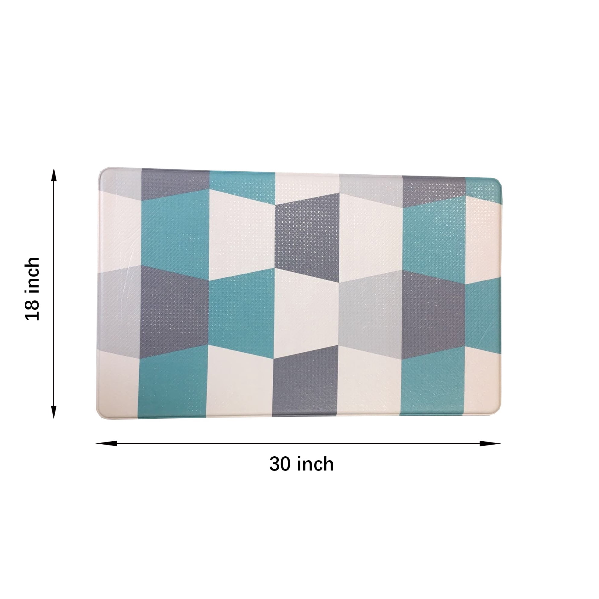 Art3d Kitchen Mat Cushioned Anti Fatigue Rug 18" X 30"，Non Slip，Standing and Comfort Desk/Floor Mats for House, Office, Garage