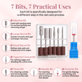 thumbnail image 6 of Morovan 2-in-1 Cordless Nail Drill & UV Lamp Kit,All-in-One Portable Set for Acrylic, Gel & Dip Nails, Home Salon & Travel Manicure, 6 of 9