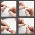 thumbnail image 4 of Sewing Needle Threader, Plastic and Stainless Steel Rugged Fish Mouth Needle Threader 100PCS  for Cross Stitch Green,Pink,Yellow, 4 of 7