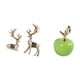 thumbnail image 5 of Elegantes Adornos De Reno Y Estatuas Para La Decoración Del Hogar. Figuras De Ciervo únicas Y Esculturas De Frutas De Cerámica Para La Sala De Estar, La Oficina, La Cafetería Y La Sala De, 5 of 8