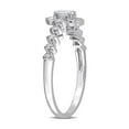 thumbnail image 2 of 1/3 Carat (Ctw G-H-I, I1-I2) Oval Diamond Engagement Ring in 14K White Gold for Women, 2 of 6