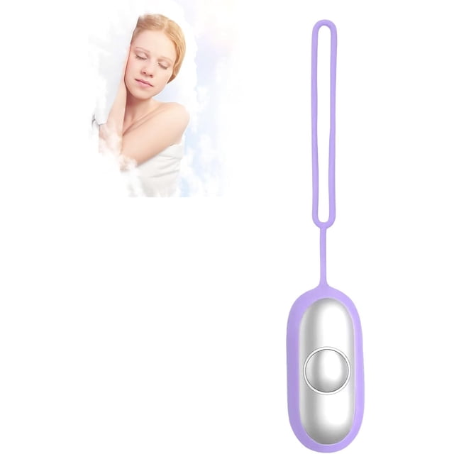 Glowco Calmcarry, dispositivo de relajación de mano, dispositivo de ansiedad para llevar calma, sueño mejorado, estado de ánimo y concentración, carga de mano para adultos, color morado