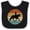 Black and White, variant on Inktastic Dressage Riding Equestrian Horse Boys or Girls Baby Bib