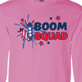 thumbnail image 4 of Inktastic 4th of July Boom Squad Blue and Red Fireworks Long Sleeve T-Shirt, 4 of 5