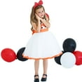 thumbnail image 4 of Girl Polka Dots Fancy Dress Up Birthday Party Tulle Dress with Headband, 3-9Year, 4 of 6