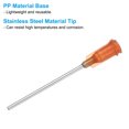 thumbnail image 3 of 15Ga Dispensing Needles, 18PCS 1.5 Inch Industrial Blunt Tip Dispensing Needle Syringes with Luer Lock Needle 2inch Long for Refilling Liquid Inks Adhesive Glue Oil, Dark Brown, 3 of 7