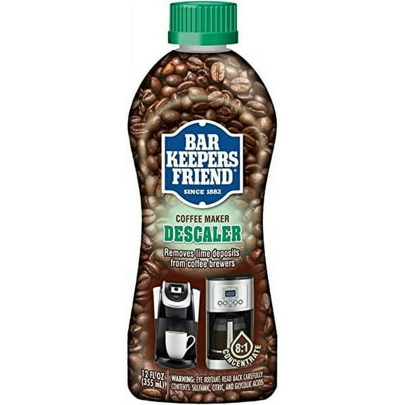 Bar Keepers Friend Coffee Maker Descaler 12 oz Liquid