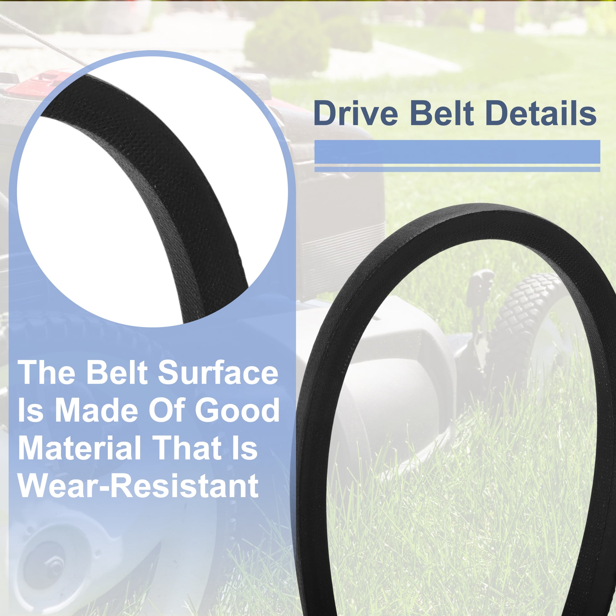 Unique Bargains Lawn Mower Deck Belt for Gravely ZT 1640 ZT 1840 ZT 2044 ZT 2348 ZT 2552
