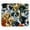 Multicolor 2, variant on PhooArto Comfortable Mouse Pad Splashes Tiger Flowers Pattern Desktop Mousepad , 21 x 25 cm Mouse Mat, Non-Slip Rubber Base, Improves Speed and Precision