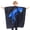 Blue Dinosaurs, variant on PASHOP Kids Haircut Cape, Dinosaur Waterproof Hair Cutting Cape Boys Barber Haircut Apron for Kids