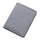 thumbnail image 4 of Cartera de lona para hombre, corta, con cierre de botón, tarjetero, tarjetero, billetera plegable y duradera. Gris blanco, 4 of 9
