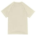 thumbnail image 6 of FORMRS Boys Rash Guard with Short Sleeves UPF 50+ Swim Shirts Sizes 3-12T, Beige Birds, 6 of 6
