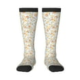 thumbnail image 1 of Easygdp Chaussettes de Sport à Imprimés Floraux, Chaussettes de Compression pour Hommes et Femmes, 1 of 6