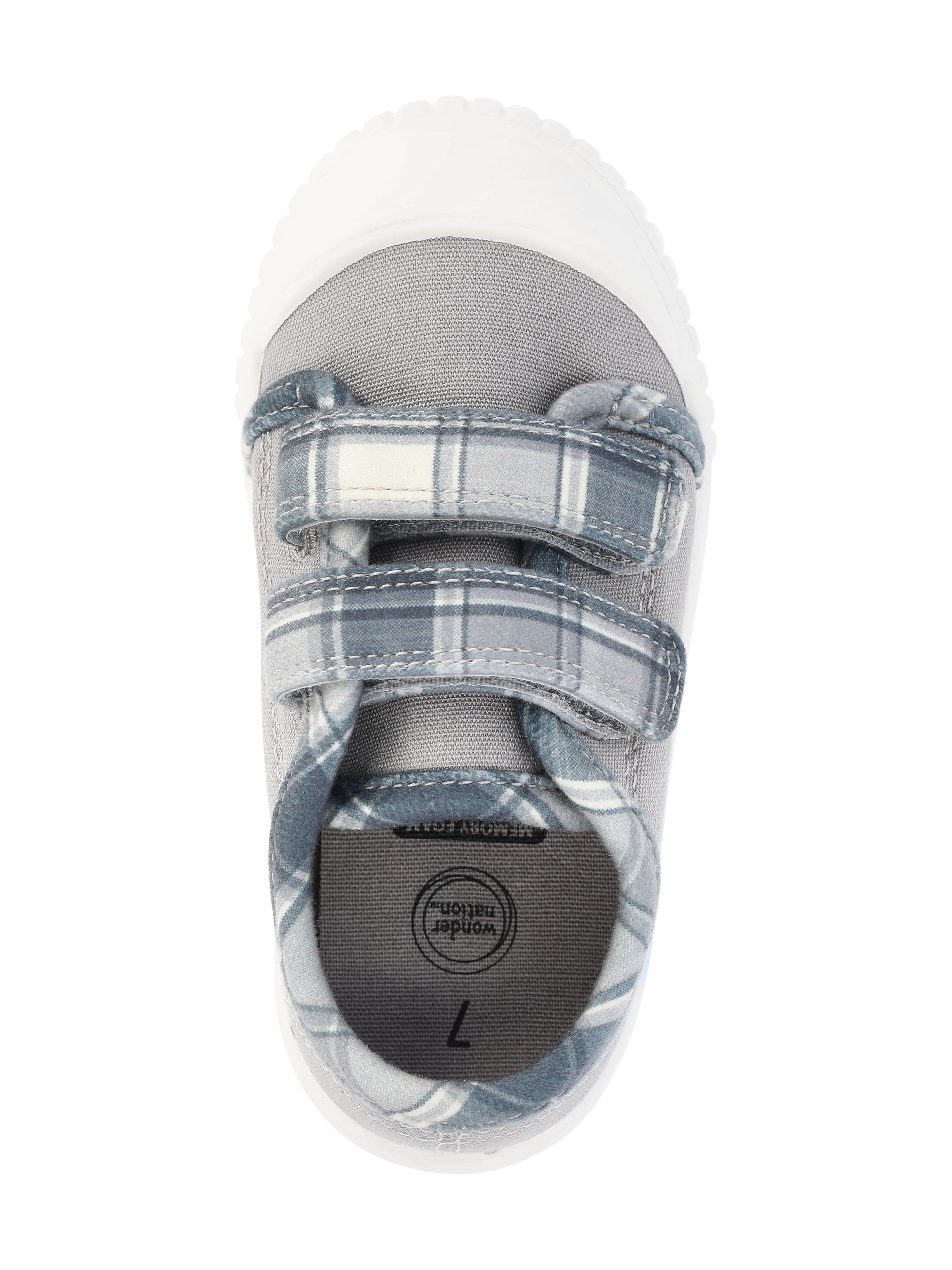 Wonder Nation Baby and Toddler Kids Two Strap Bump Toe Sneakers
